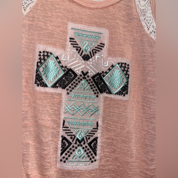 Juniors size small 3-5 sleeveless top - Picture 5 of 10